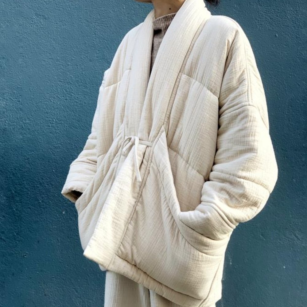 Seeking TRADE 7115 Szeki Sumo Puffer Jacket - Oat